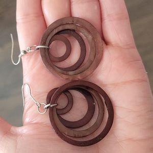 Brown Earrings